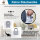 3x Staubsaugerbeutel für Roborock S8+/ S8 Pro Ultra/ S7 MaxV Ultra/ S7 Pro Ultra/ Q7+/ Q7 Max+/ Q5+